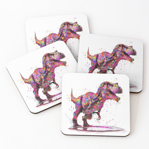 Item preview, T-Rex: A Splash of Color designed and sold by LuxeDigiArt.