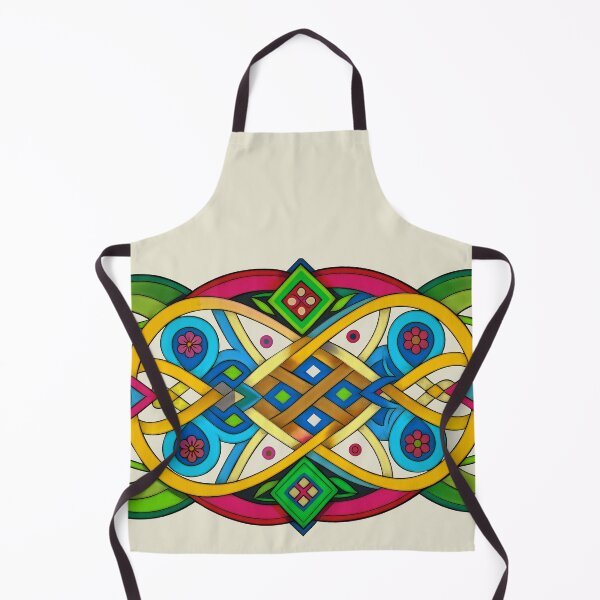 Item preview, Knotwork and flowers - horizontal version designed and sold by Mustela erminea.