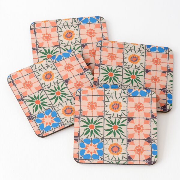 Item preview, Floral Tiles designed and sold by kendellas.