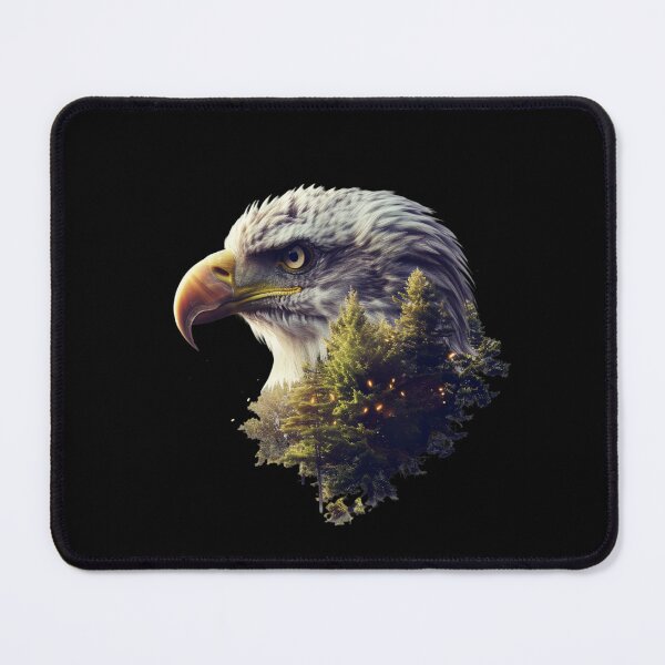 Item preview, My Spirit Mystical Animal is Eagle.Eagle head with nature designed and sold by elnexshop.