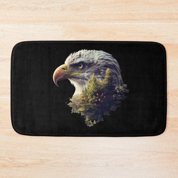 Item preview, My Spirit Mystical Animal is Eagle.Eagle head with nature designed and sold by elnexshop.