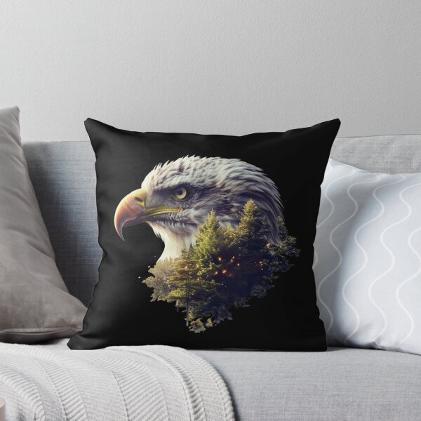 Item preview, My Spirit Mystical Animal is Eagle.Eagle head with nature designed and sold by elnexshop.