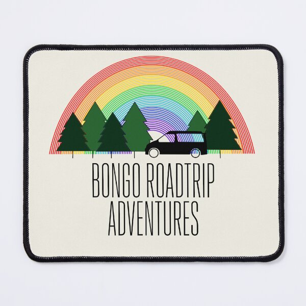 Item preview, Rainbow Bongo Roadtrip Adventures with trees designed and sold by LocalOddball.