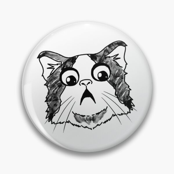 Item preview, Funny Scared Cat designed and sold by LyricsWear.