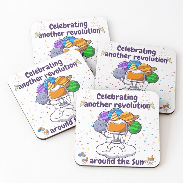 Item preview, Celebrating another revolution around the sun, celebrating birthday designed and sold by NoetherSym.