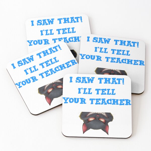 Item preview, I saw that i'll tell your teacher - funny cat meme designed and sold by Micjr.