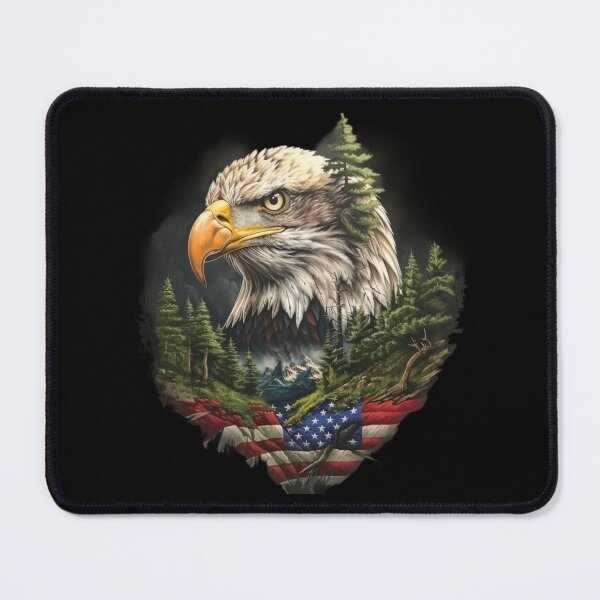 Item preview, My Spirit Mystical Animal is Eagle.Eagle head with nature designed and sold by elnexshop.