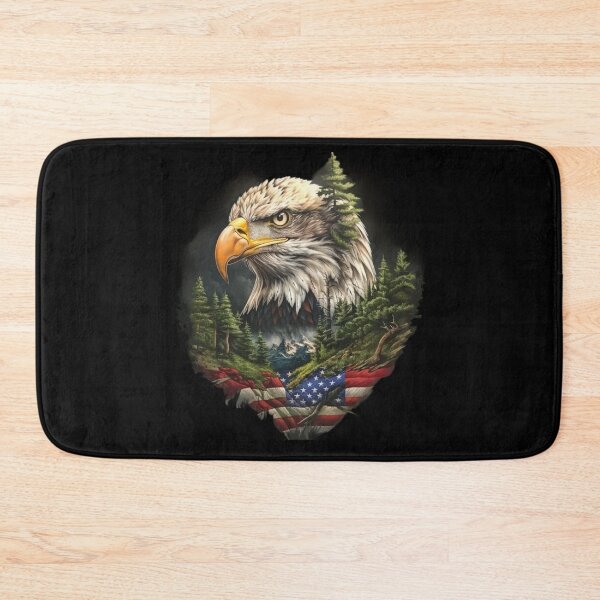 Item preview, My Spirit Mystical Animal is Eagle.Eagle head with nature designed and sold by elnexshop.