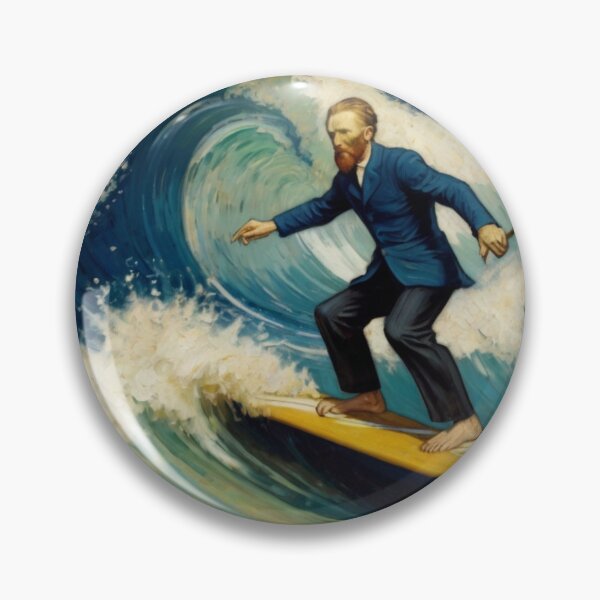 Item preview, van gogh surfing designed and sold by Similce.
