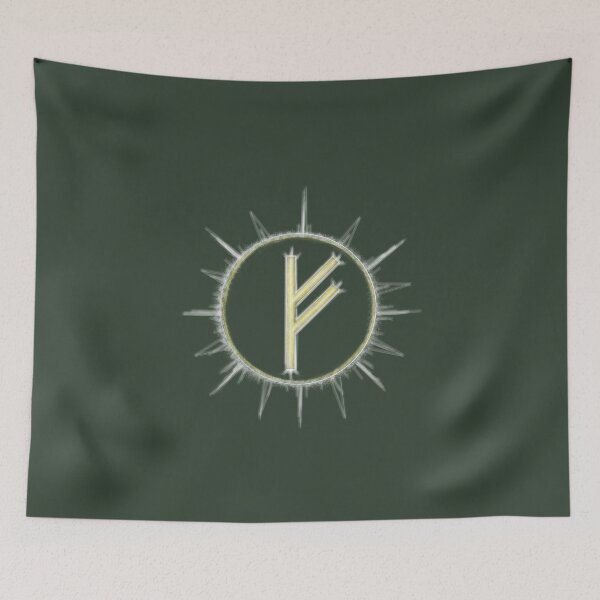 Item preview, 'Fehu Rune' - Elder Futhark design  designed and sold by Leo's Basilisk Osorronophris.
