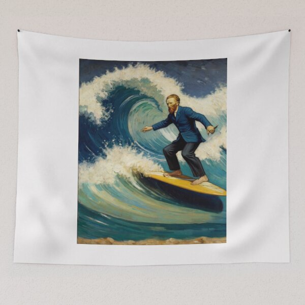 Item preview, van gogh surfing designed and sold by Similce.