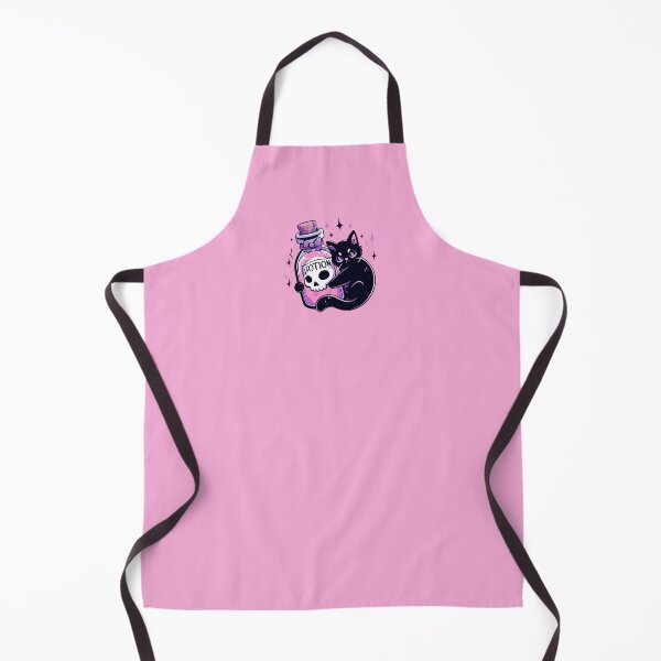 Item preview, Kawaii Black Cat, Pink Death Potion designed and sold by TomFrontierArt.
