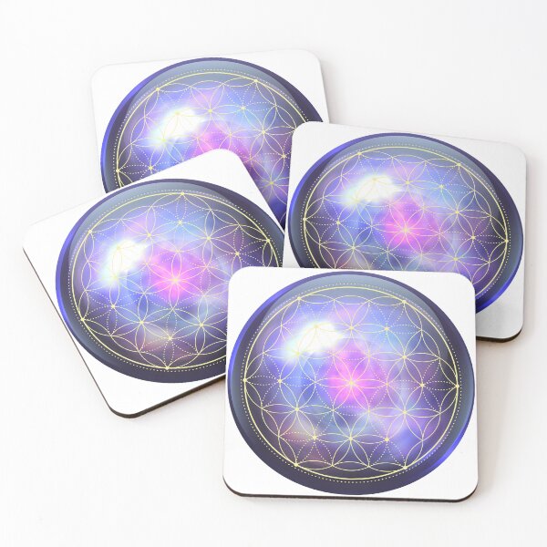 Item preview, Flower of Life in Cosmos designed and sold by WildWoodlandWitch.