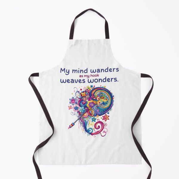 Item preview, Crochet - My Mind Wanders As My Hook Weaves Wonders. designed and sold by Marcin Kulka.
