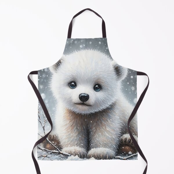Item preview, Majestic Polar Bear - Arctic Wildlife Canvas Print designed and sold by StickerStudio27.