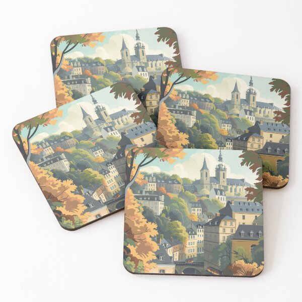 Item preview, Luxembourg Digital Illustration designed and sold by ComicsFactory.