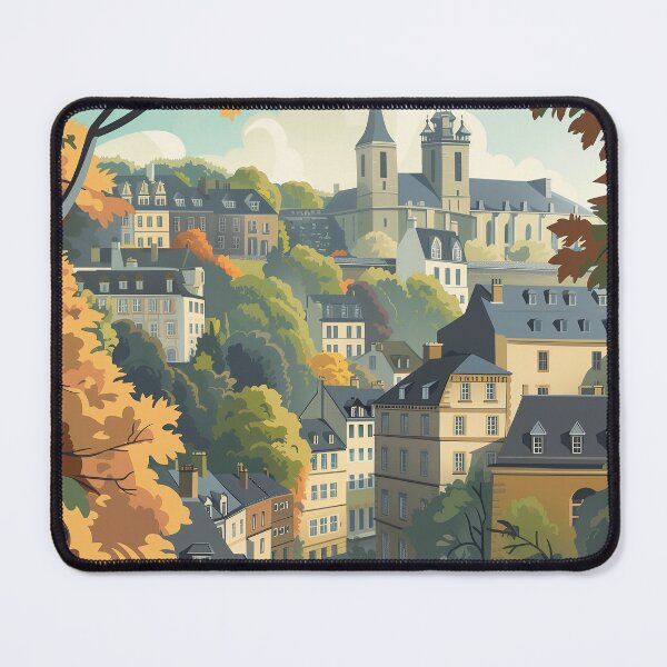 Item preview, Luxembourg Digital Illustration designed and sold by ComicsFactory.