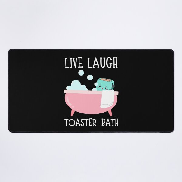 Item preview, Live Laugh Toaster Bath designed and sold by RedPumpFlash.