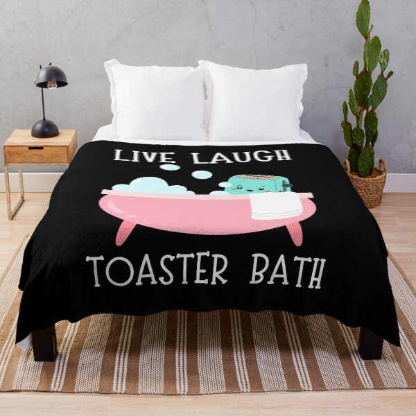 Item preview, Live Laugh Toaster Bath designed and sold by RedPumpFlash.