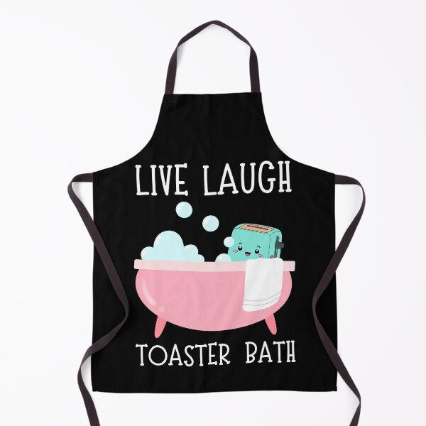 Item preview, Live Laugh Toaster Bath designed and sold by RedPumpFlash.