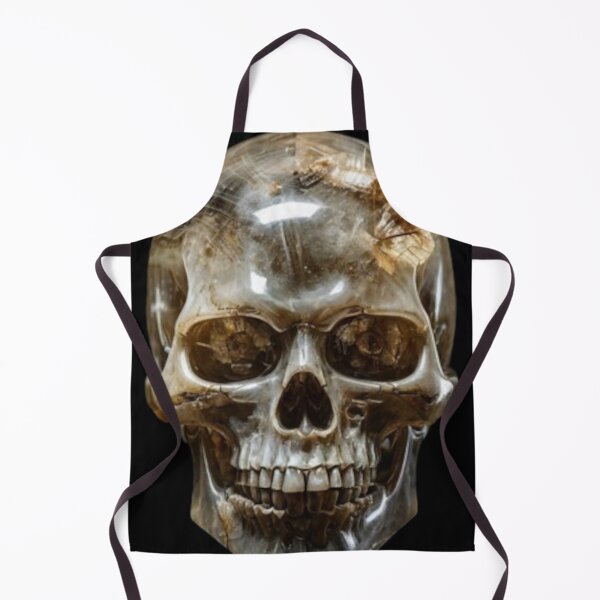 Item preview, Crystal Skull (Rutile Quartz) designed and sold by Zendragon-Store.
