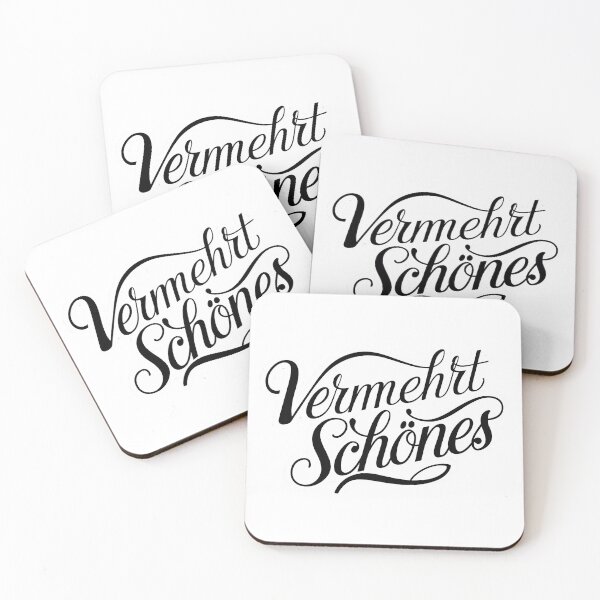 Artikelvorschau, „Vermehrt Schönes“ Typografie Design Serifen Elegant entworfen und verkauft von WatermelonPink.