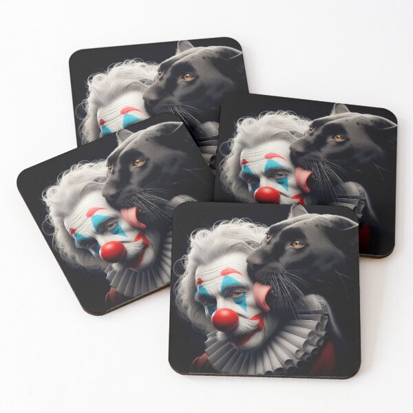 Item preview, Clown Albert Einstein and Feline Friend designed and sold by HeavyHits.