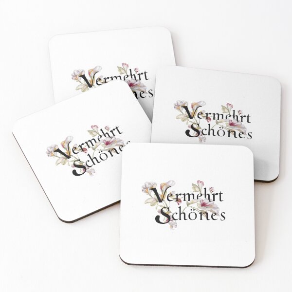 Artikelvorschau, „Vermehrt Schönes“ Pastell Blumen Typografie Design Inspirierend Motivierend entworfen und verkauft von WatermelonPink.
