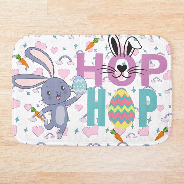 Aperçu de l'œuvre Hop hop! Voilà le lapin de Pâques. créée et vendue par ForgeCreativity.