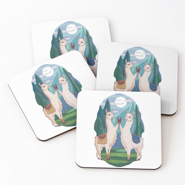 Item preview, Llamas high five designed and sold by Tajdi.
