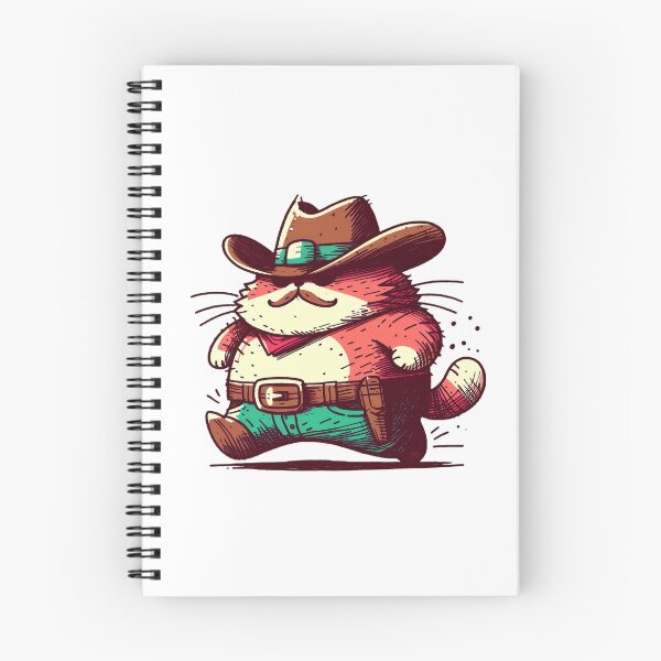 Item preview, fatcat cowboy designed and sold by Funky Land.
