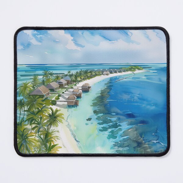 Item preview, Maldives Digital Illustration designed and sold by ComicsFactory.