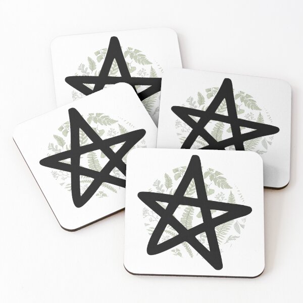 Item preview, Pentagram on Ferns designed and sold by WildWoodlandWitch.