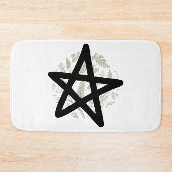 Item preview, Pentagram on Ferns designed and sold by WildWoodlandWitch.