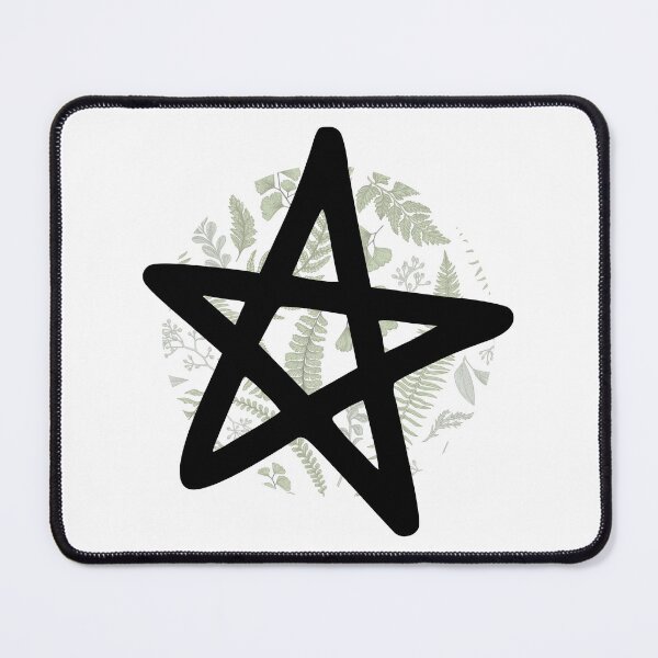Item preview, Pentagram on Ferns designed and sold by WildWoodlandWitch.