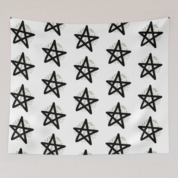 Item preview, Pentagram on Ferns designed and sold by WildWoodlandWitch.