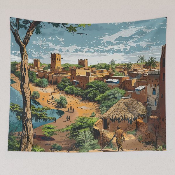Item preview, Mali Digital Illustration designed and sold by ComicsFactory.