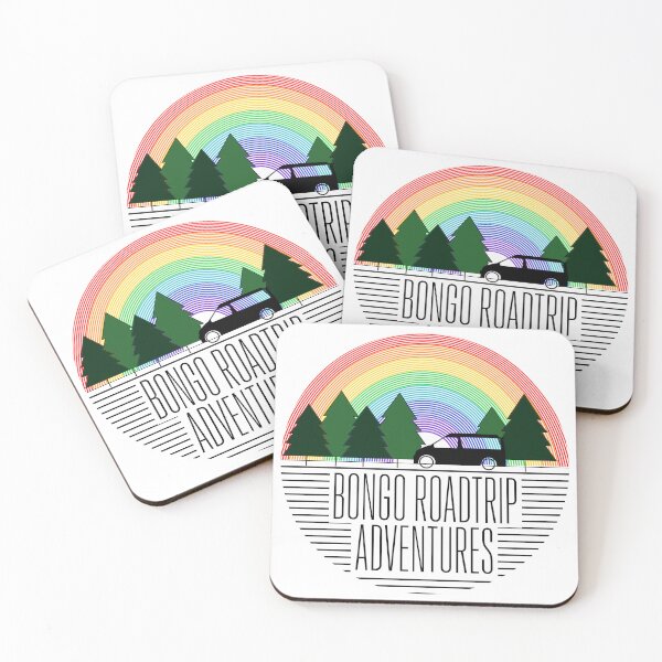 Item preview, Rainbow Bongo Roadtrip Adventures circle designed and sold by LocalOddball.