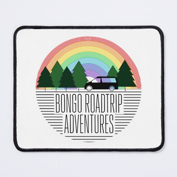 Item preview, Rainbow Bongo Roadtrip Adventures circle designed and sold by LocalOddball.