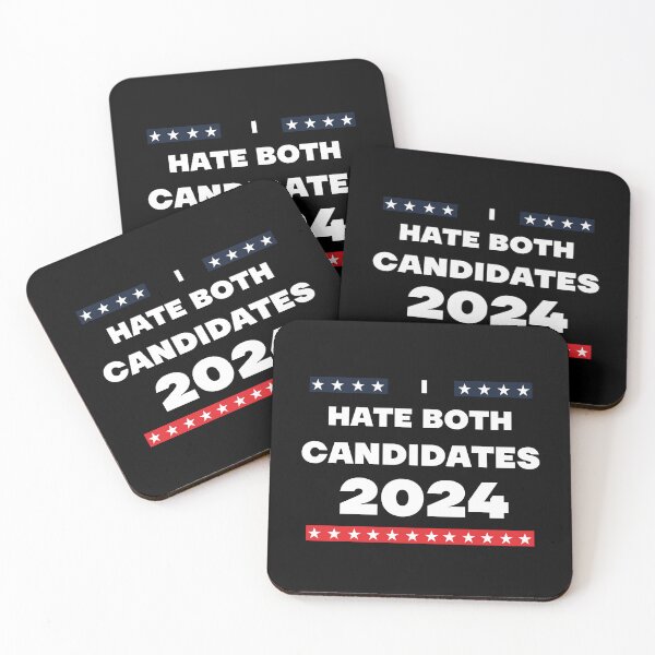 Item preview, I Hate Both Candidates - 2024 US Election - Trump/Biden designed and sold by greentea713.