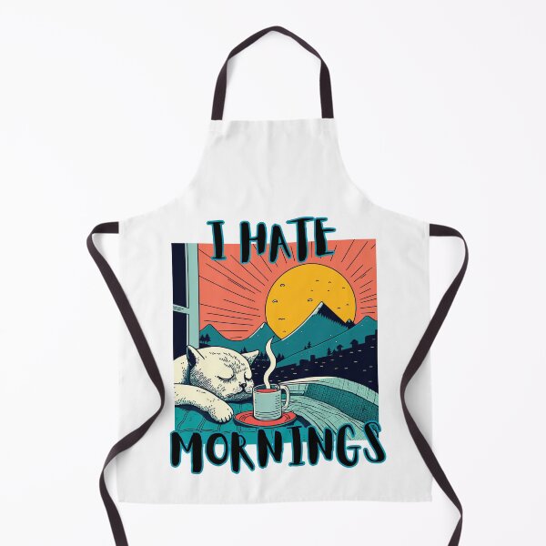 Item preview, I Hate Mornings designed and sold by letsgetinspired.