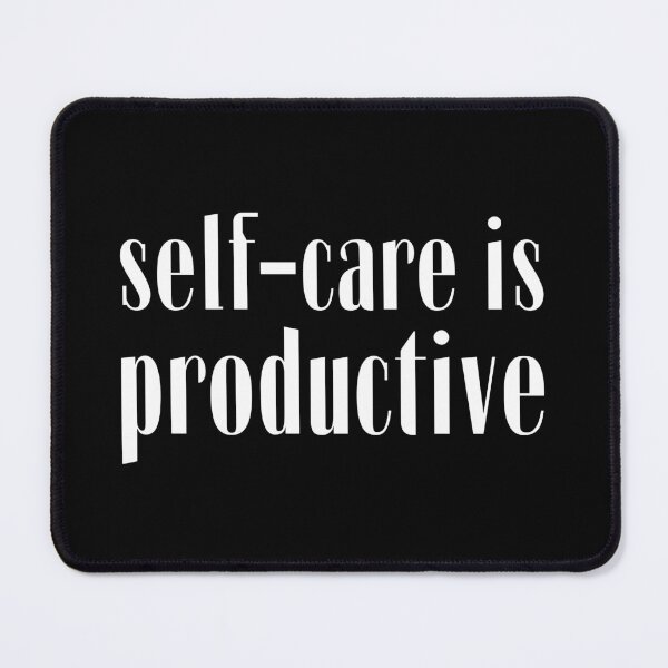 Item preview, self-care is productive designed and sold by UnCoverDesign.