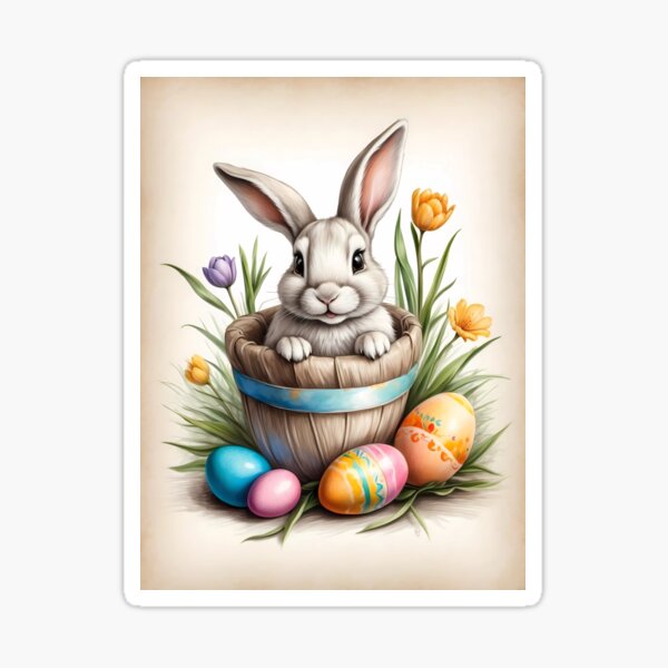 Item preview, Hopping into Spring: The Easter Basket designed and sold by Vitalka-uk.