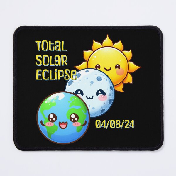 Item preview, Total Solar Eclipse 2024 - Cute Celestial Event Design designed and sold by edesignprints.