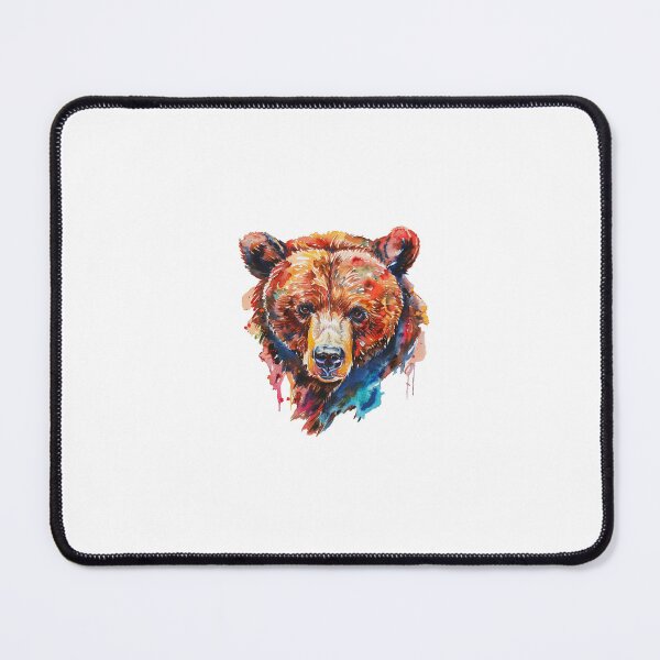Item preview, Colourful Illustration of a Brown Bear designed and sold by Sticker1Central.