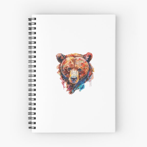 Item preview, Colourful Illustration of a Brown Bear designed and sold by Sticker1Central.