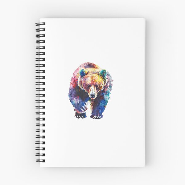 Item preview, Colourful Illustration of a Brown Bear designed and sold by Sticker1Central.