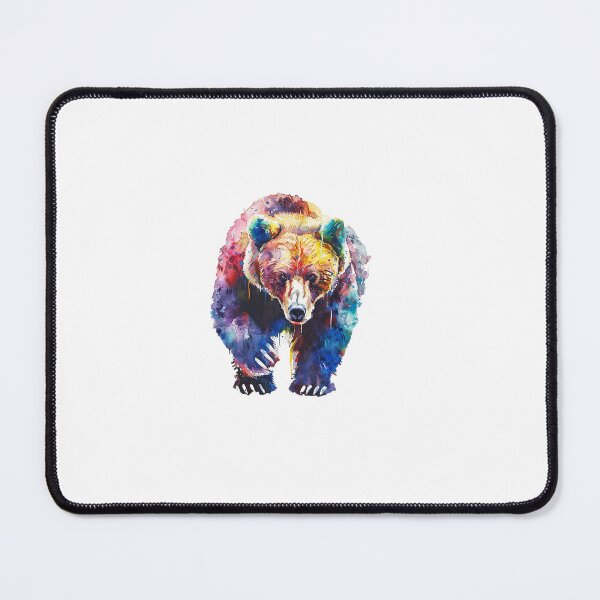 Item preview, Colourful Illustration of a Brown Bear designed and sold by Sticker1Central.