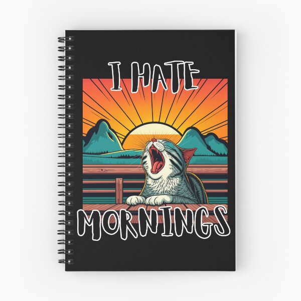 Item preview, I Hate Mornings designed and sold by letsgetinspired.