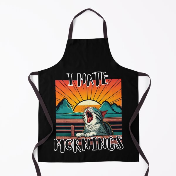 Item preview, I Hate Mornings designed and sold by letsgetinspired.